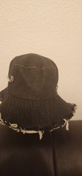 Black Denim Bucket Hat