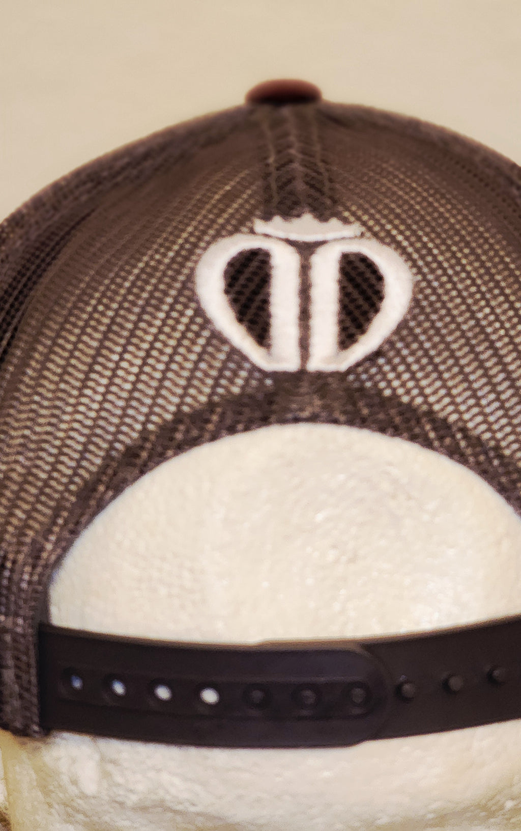 DBORRA Burgundy Snapback – Charcoal Mesh Back