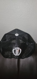 gray back hat