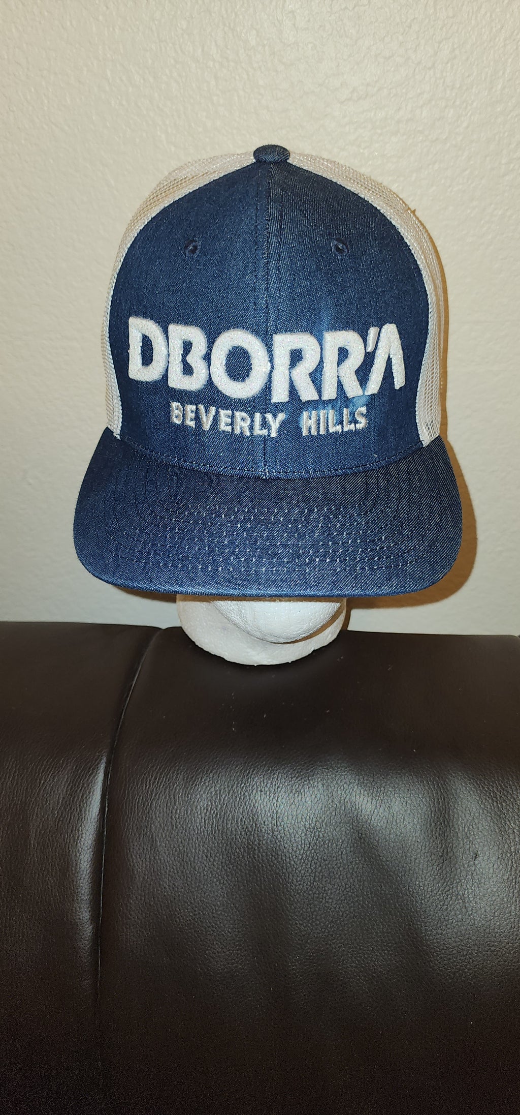 DBORRA Jean Cap – Denim & White