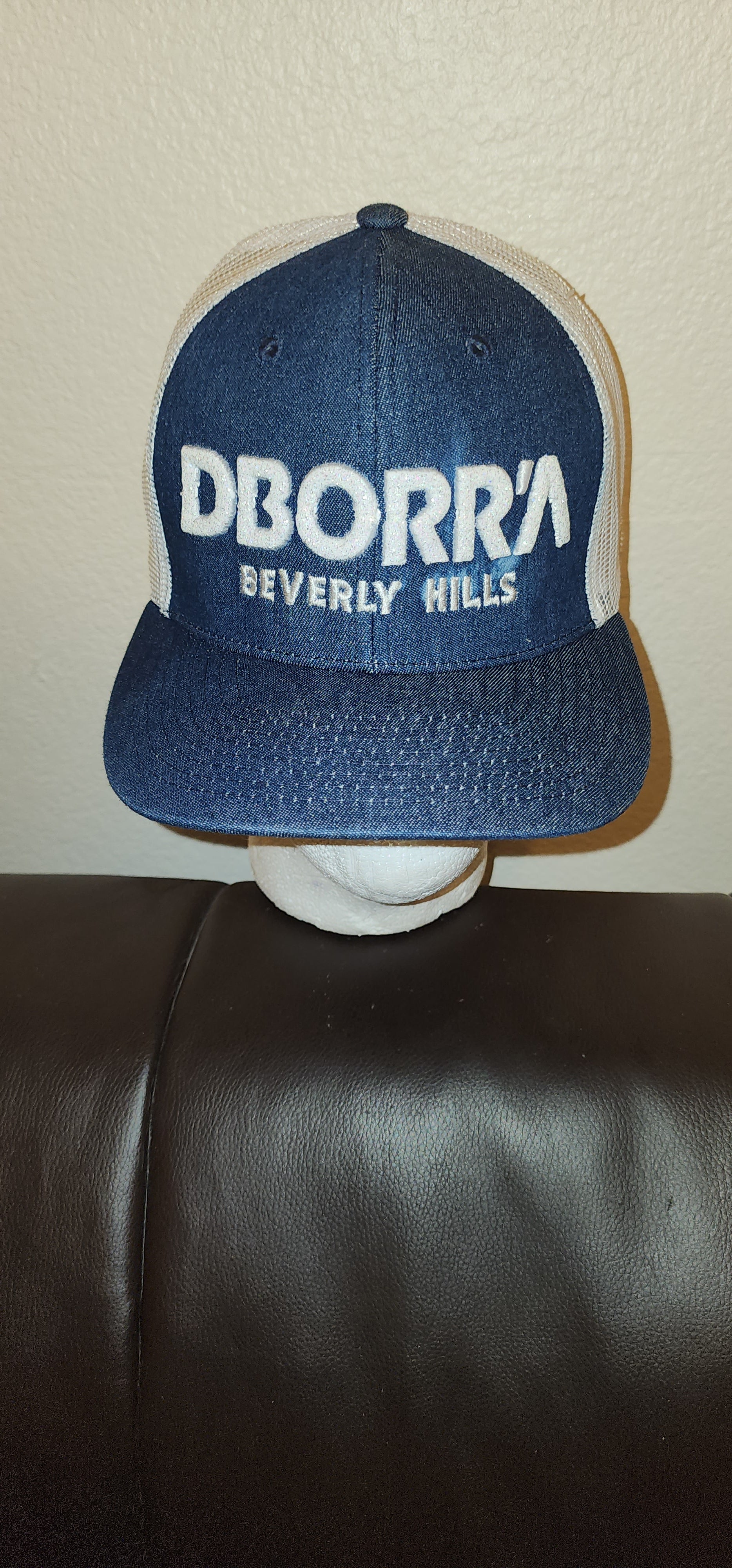 DBORRA Jean Cap – Denim & White