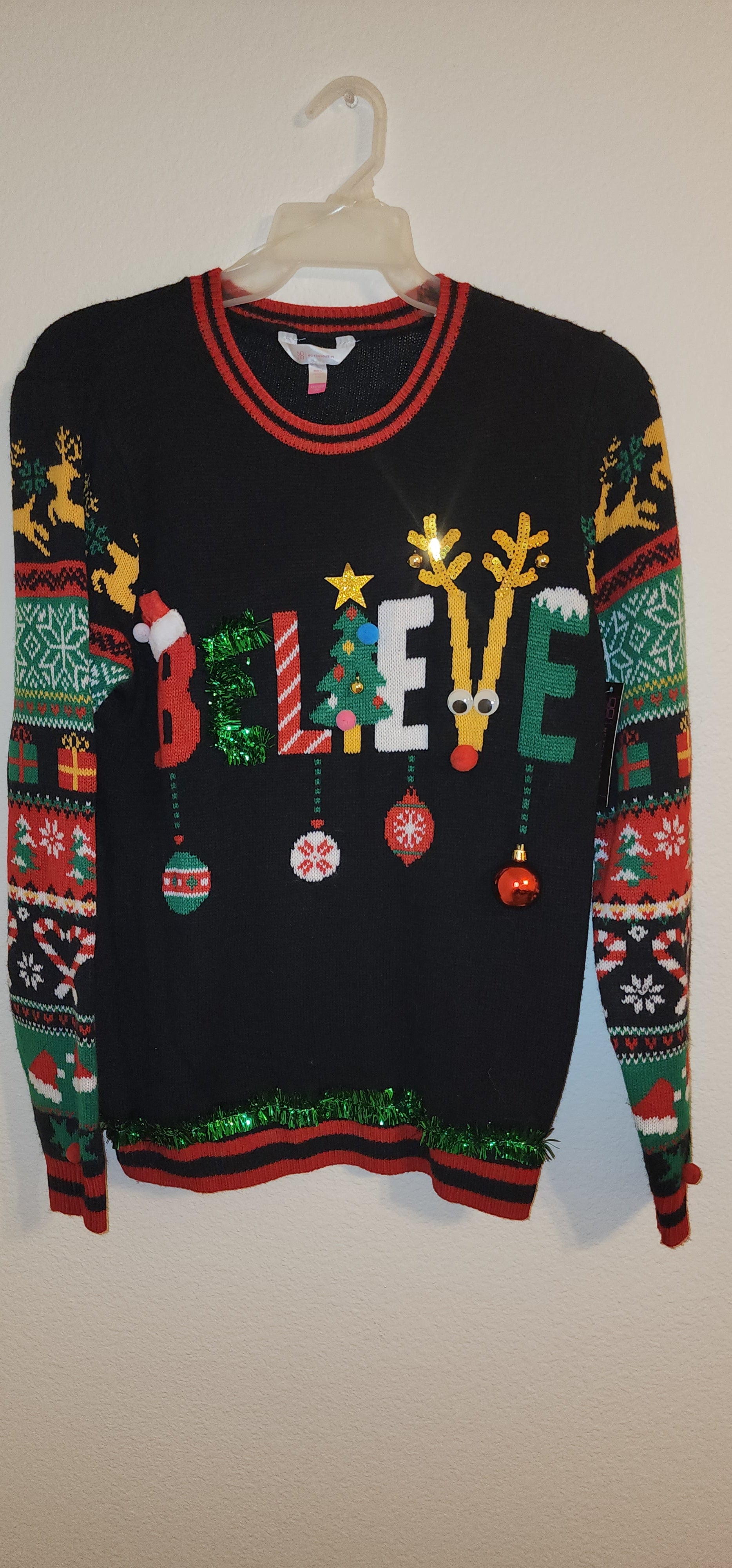 Believe Christmas Sweater