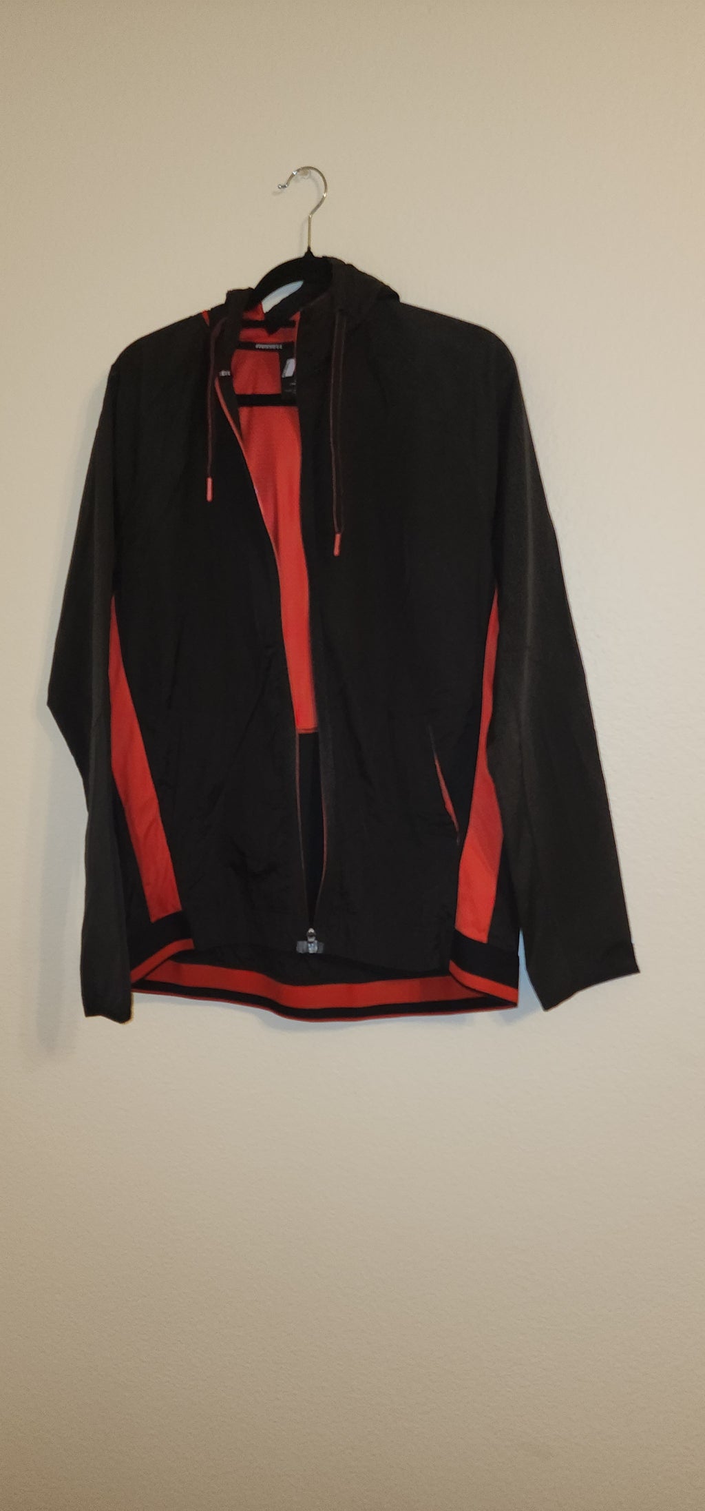 Men's Black & Red Casual Sportswear Set