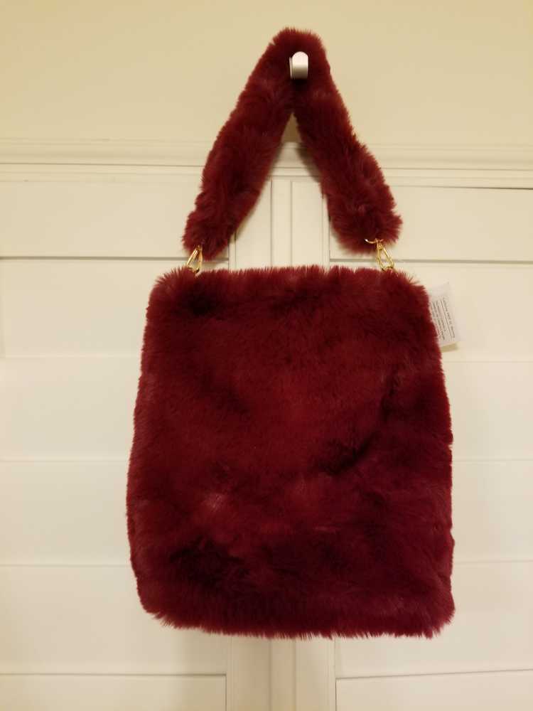 Wine Fur Handbag