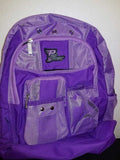 Purple Multi-Compartment Backpack