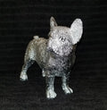Silver Puppy Dog Figurine – Decorative Show Piece