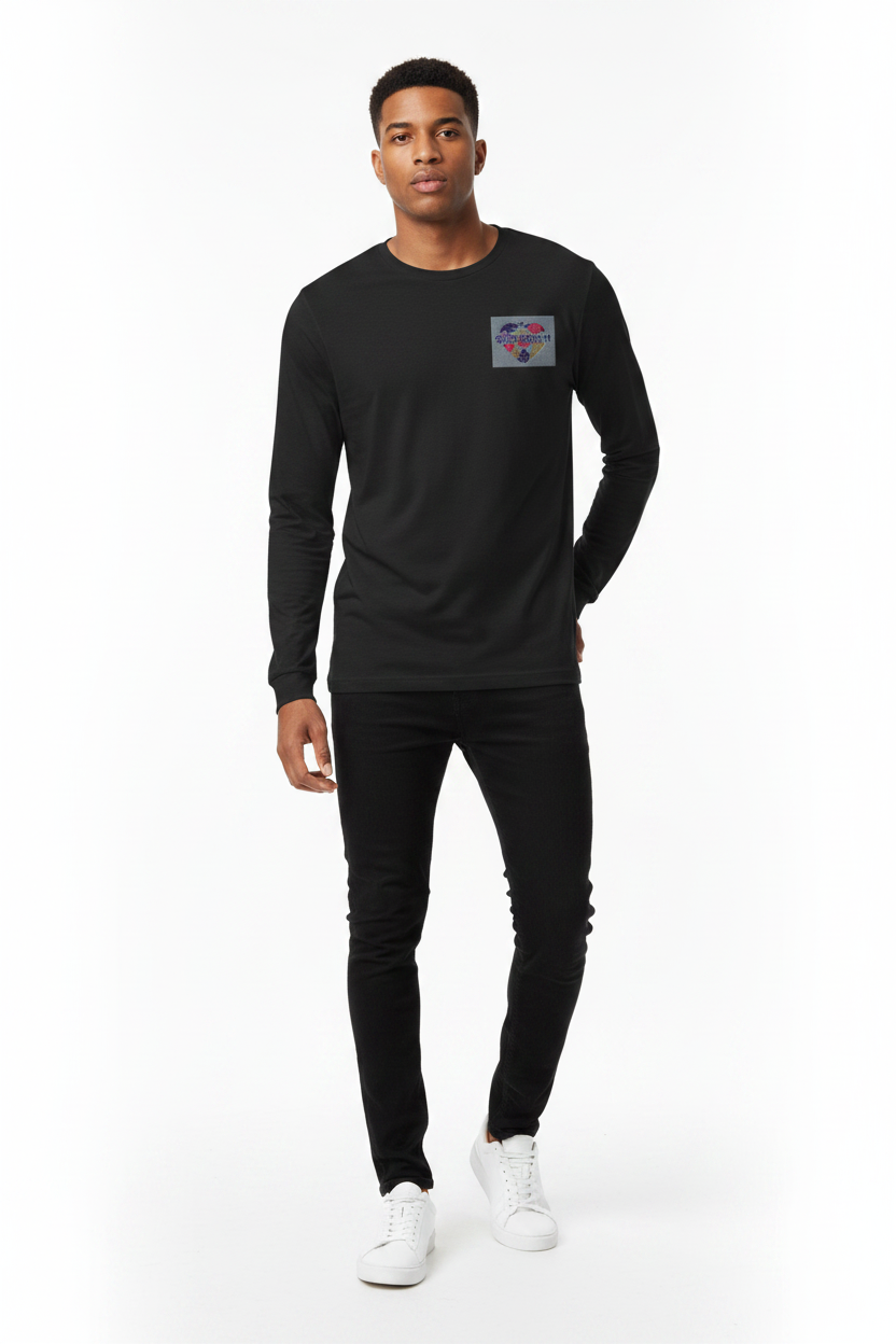 Dborra Black Long Sleeve Male Model