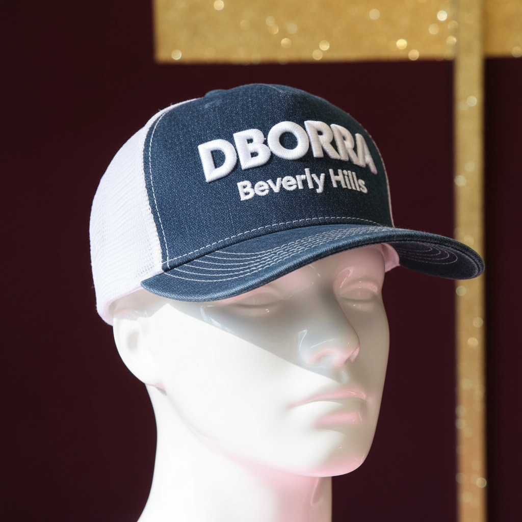 DBORRA Jean Cap with White Back