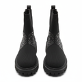 Dborra Knit Sock Ankle Boots on White Background