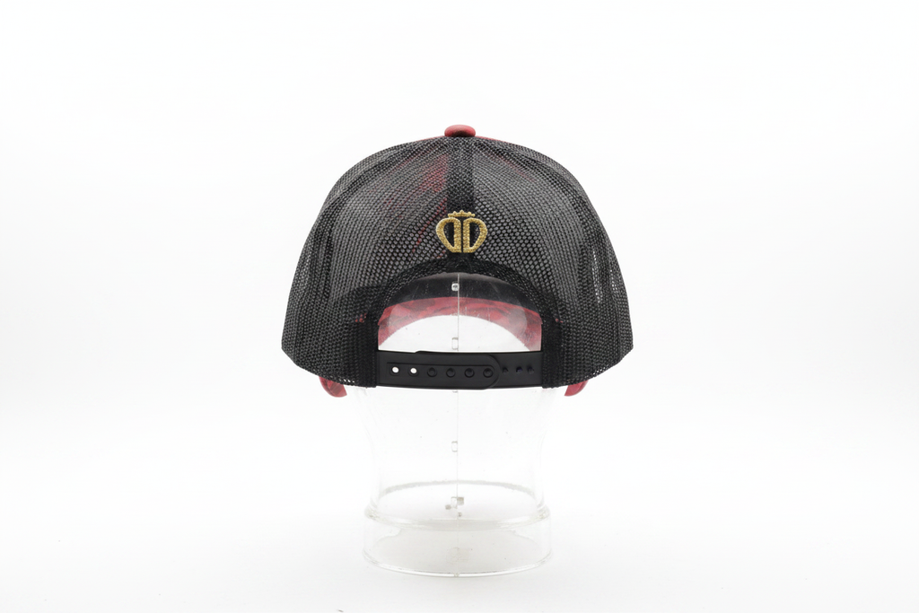 Dborra Red Hat – Back Pure White Background