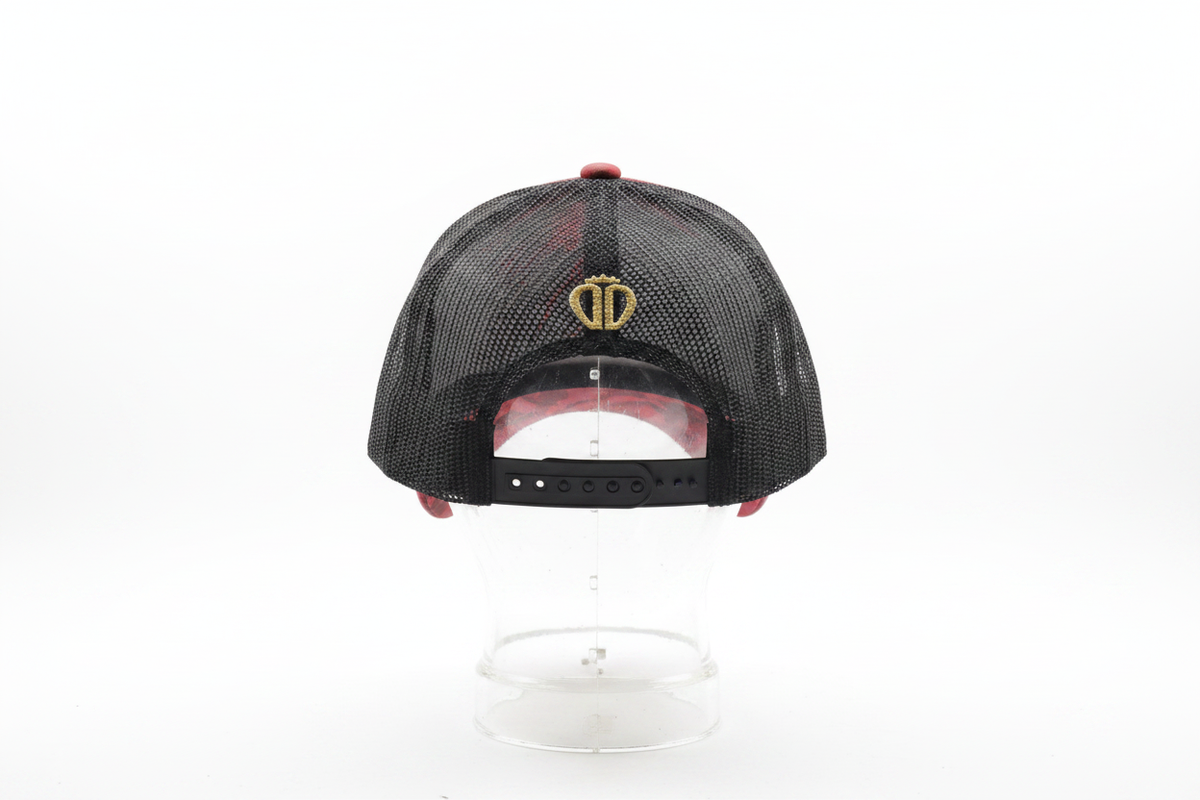 Dborra Red Hat – Back Pure White Background