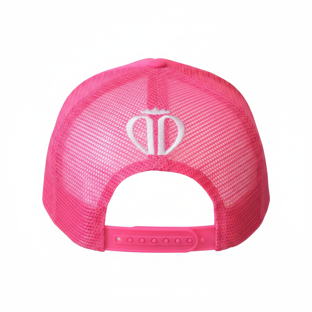 Pink Cap Back – White Background