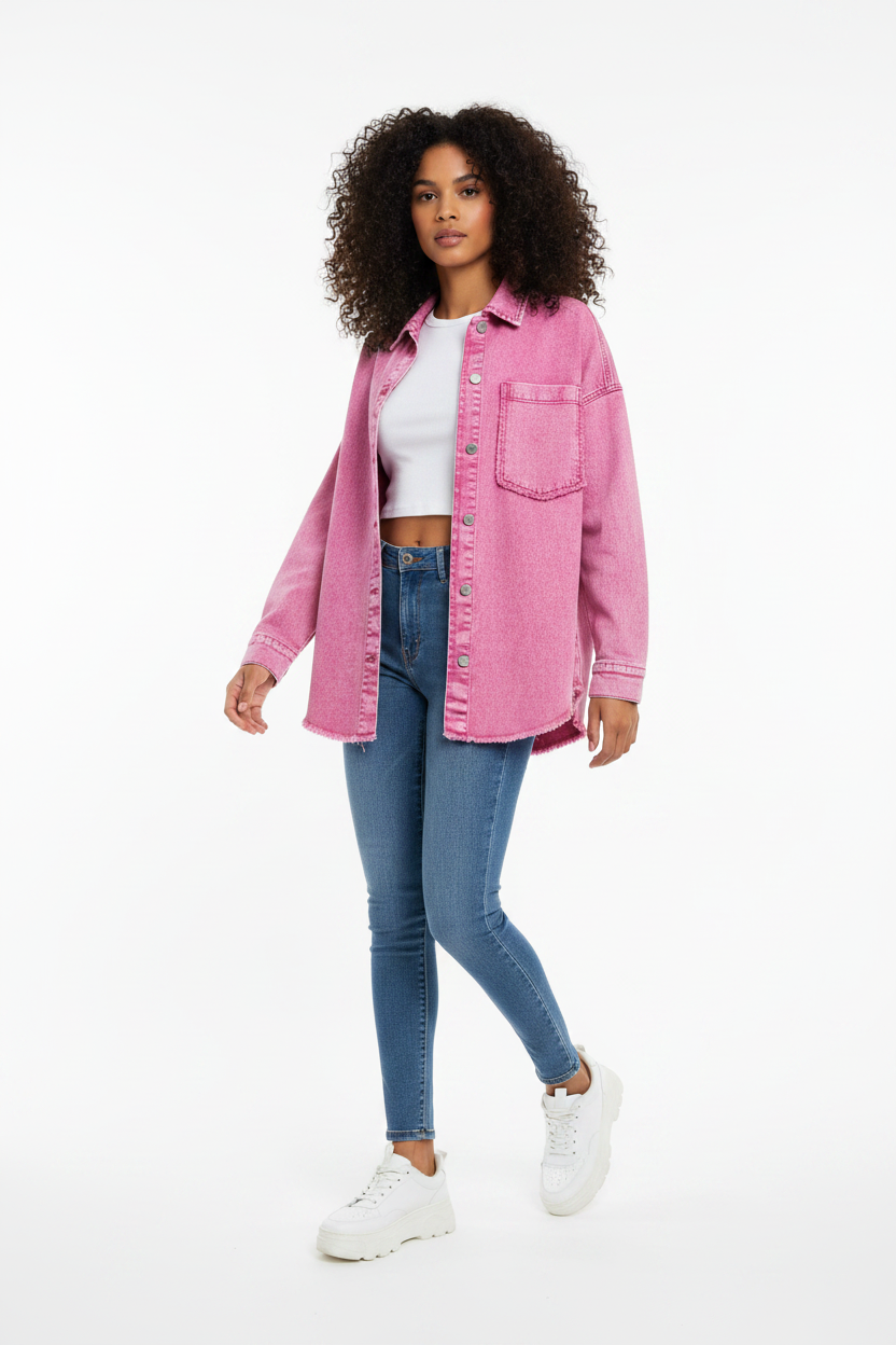 Pink Jacket Model 3